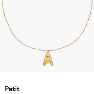 Petit Gold Alphabet Necklace